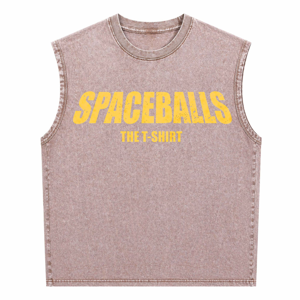 Spaceballs Movie - Classic Sci-fi Comedy Film Fan Men's Washed Tank Top