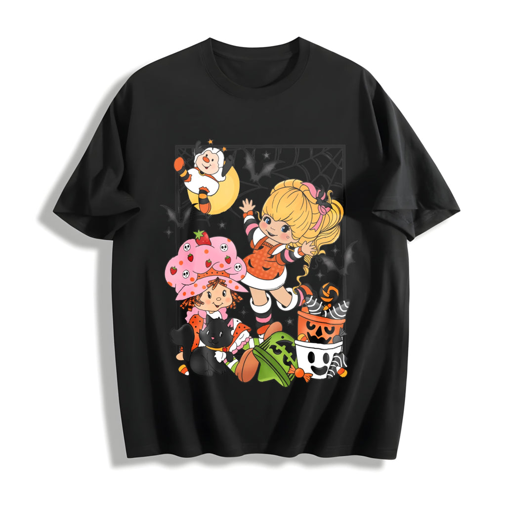Rainbow Bright Brite Halloween Cotton T-Shirt product image 1