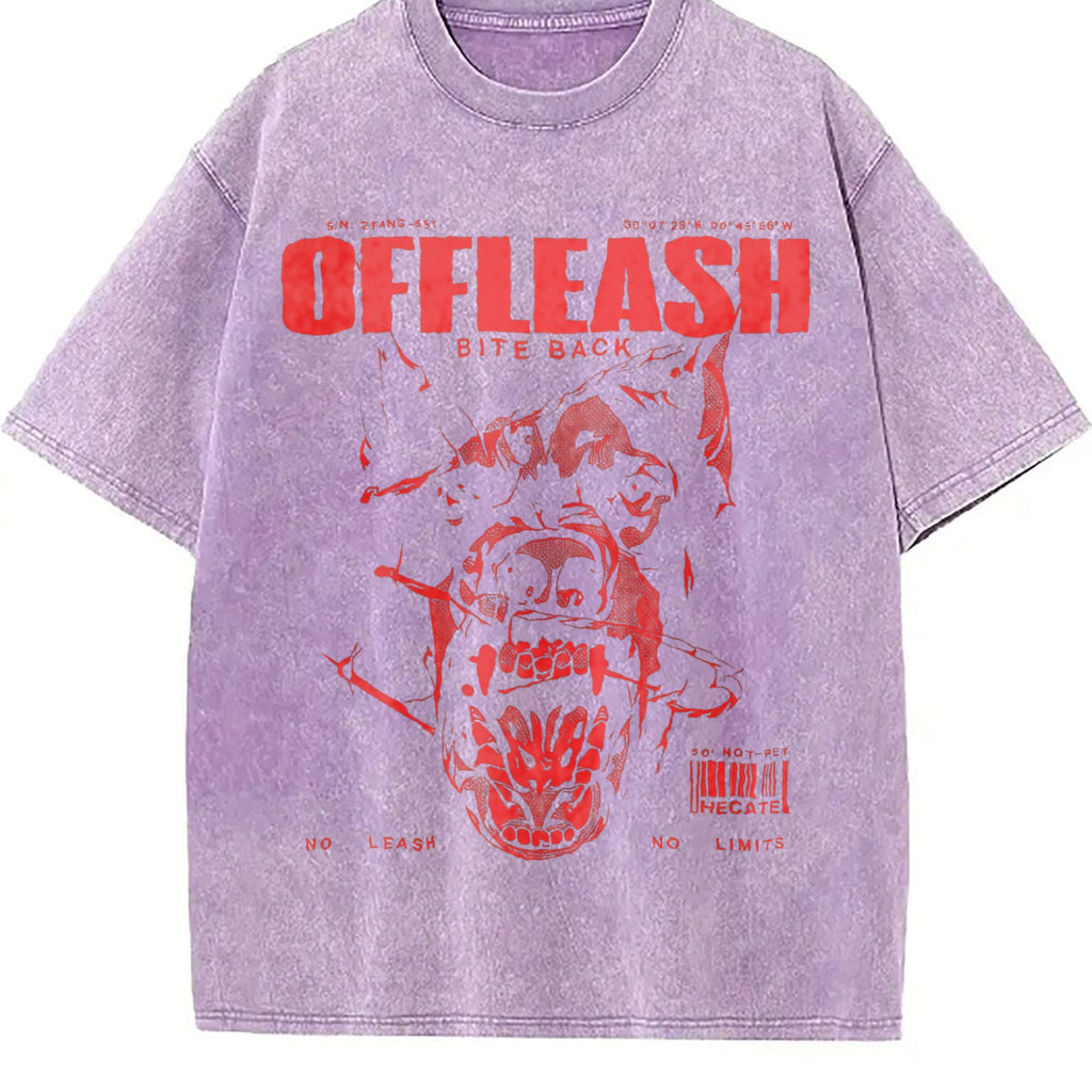 Doberman Dog Y2K Back - With Vintage Washed T-Shirt product image 6
