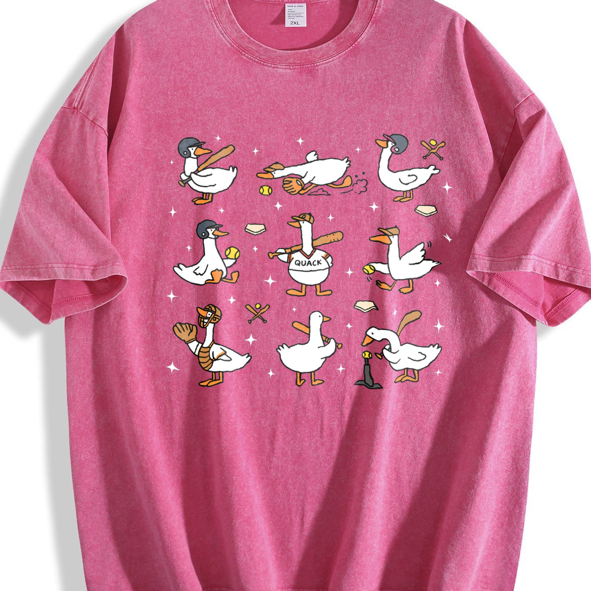 Silly Goose Softball Vintage Washed T-Shirt product image 5