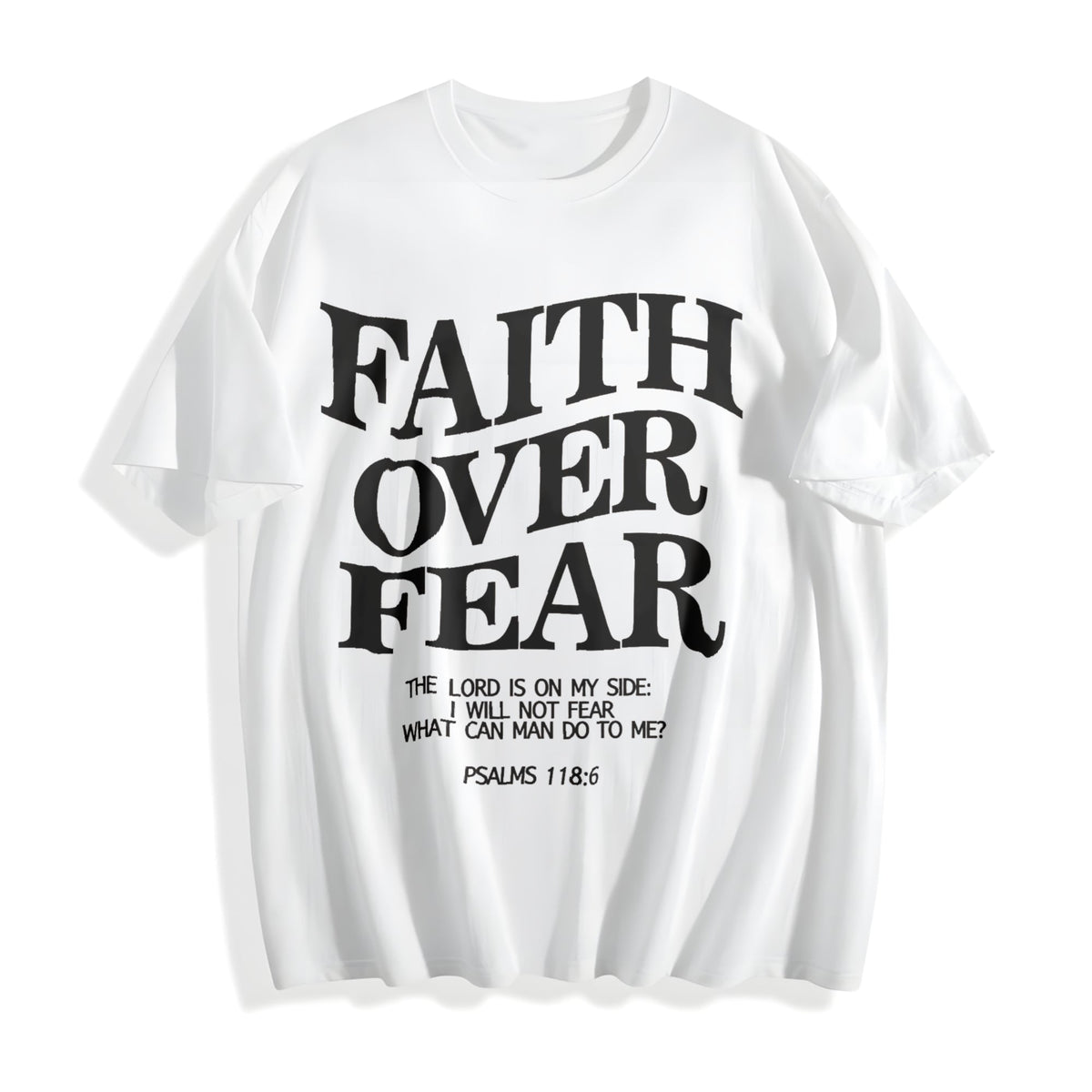 Faith Over Fear Inspirational Bible Verse Psalm 27:1 product image 2