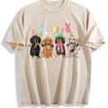 Dachshund With Bunny Ears Vintage Washed T-Shirt product image 1