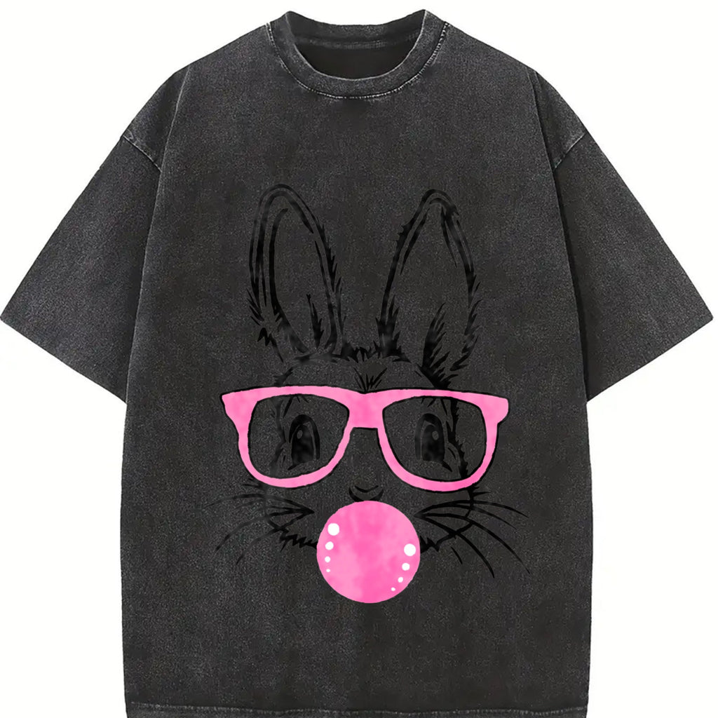 Rabbit with Pink Glasses and Bubblegum Vintage Washed product image 2