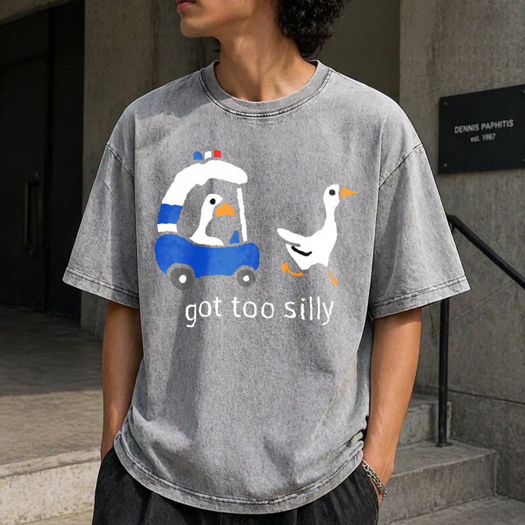 Got Too Silly Goose Funny Cute For Ducks Car Summer Vintage product image 5