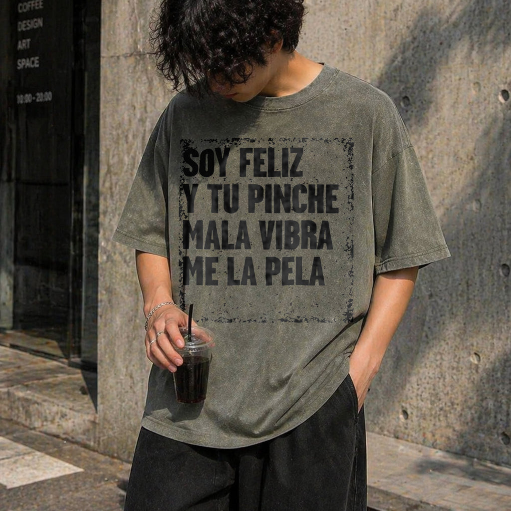 Mexican Themed Humorous Ideas Vintage Washed T-Shirt product image 4