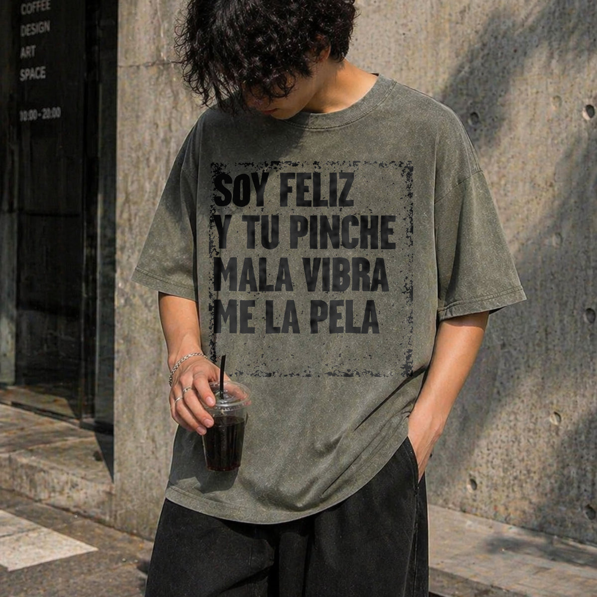 Mexican Themed Humorous Ideas Vintage Washed T-Shirt product image 4
