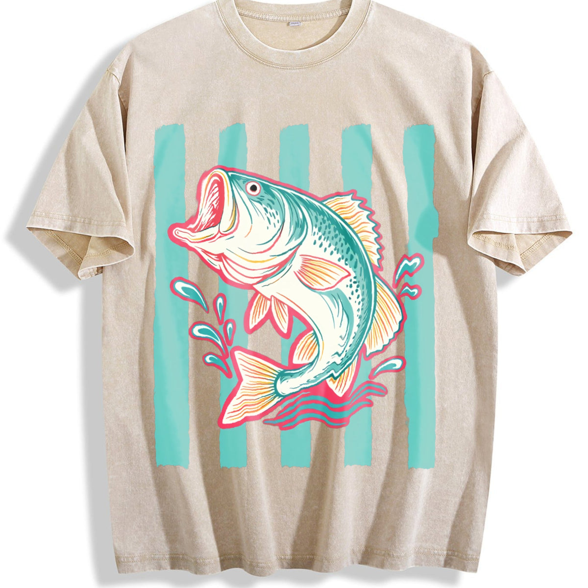 Bass Fish Vintage Washed T-Shirt product image 1
