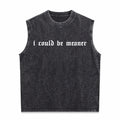 I Could Be Meaner Men's Washed Tank Top