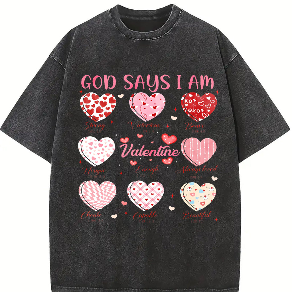 Love Jesus God Vintage Washed T-Shirt product image 2