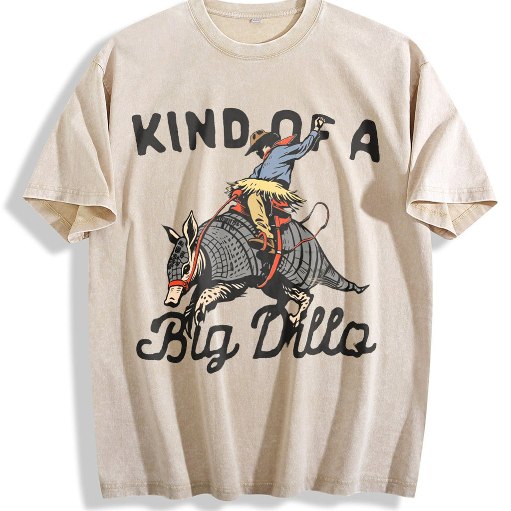 Armadillo Cowboy Kind Of A Big Dillo Funny Western Vintage product image 1