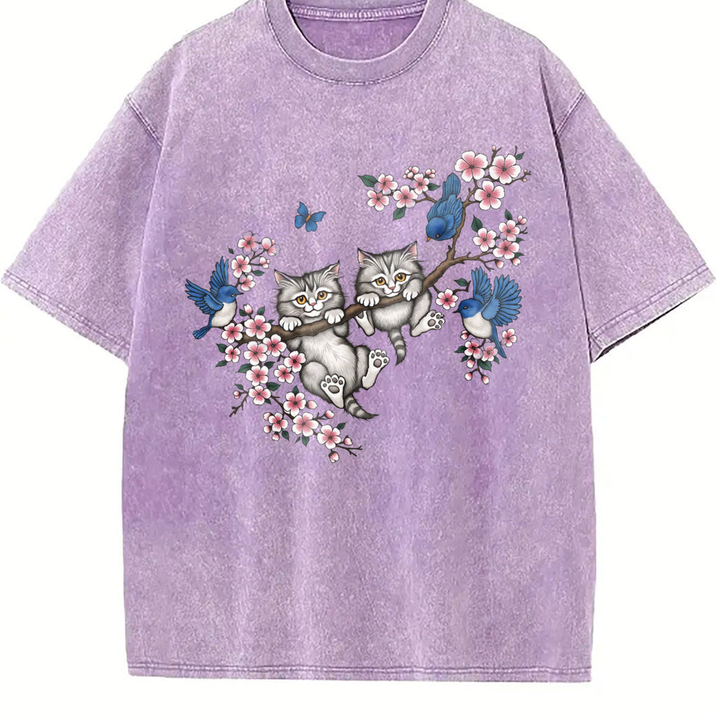 Kitten Vintage Washed T-Shirt product image 6