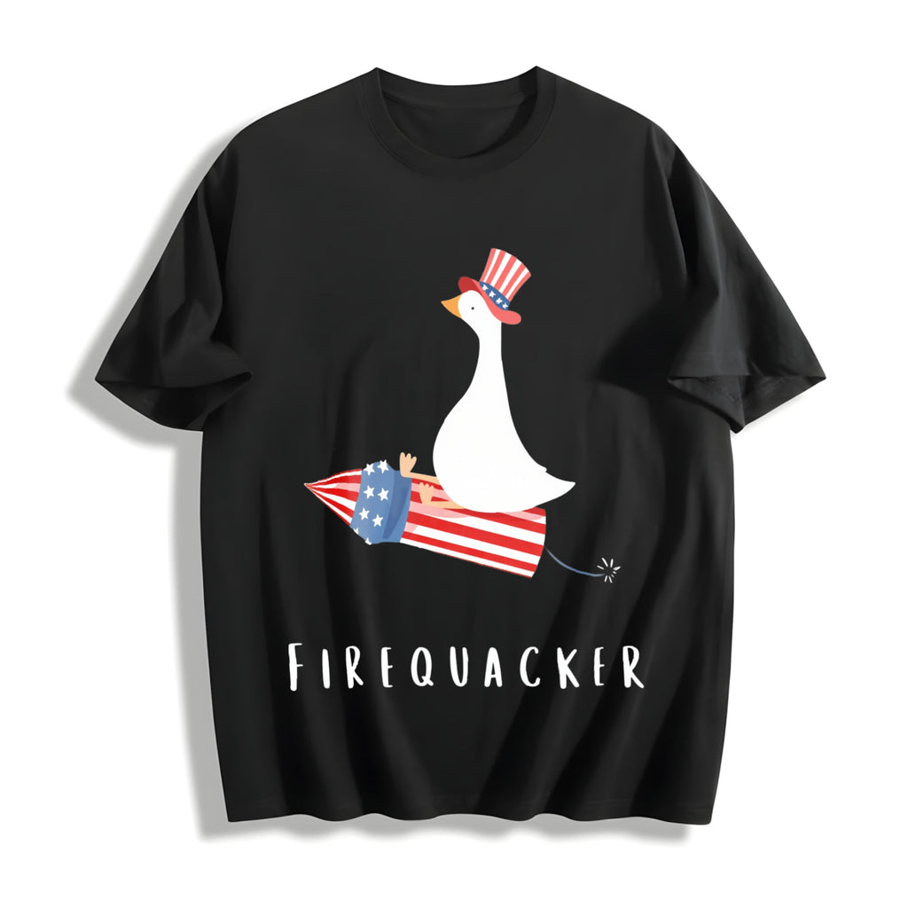 Funny Fourth Of July Cotton T-Shirt product image 1