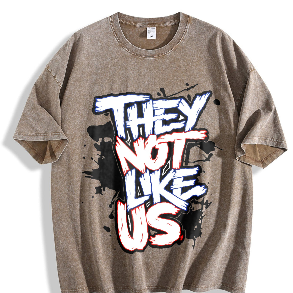 Summer Patterned Vintage Washed T-Shirt product image 3