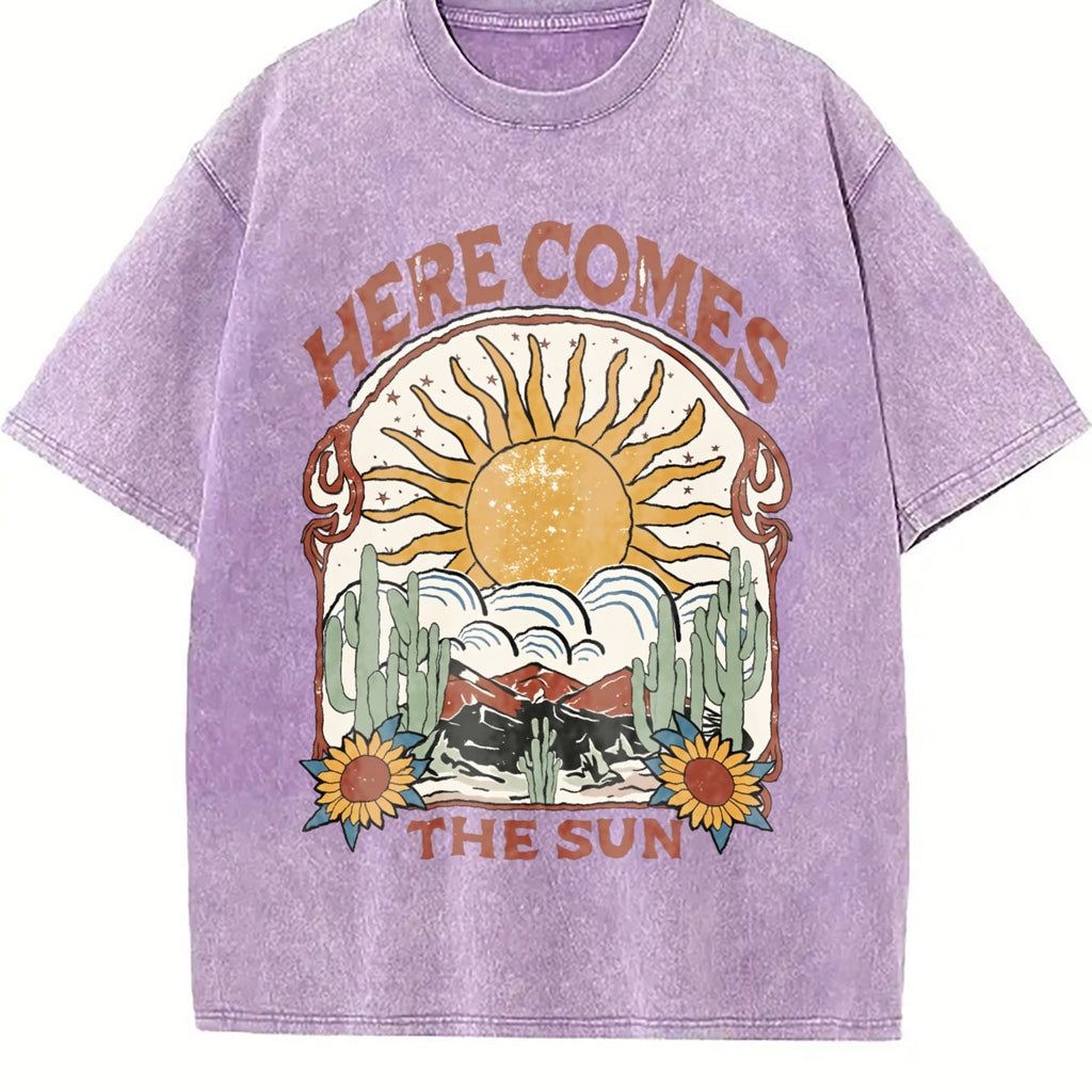 Alphabets Vintage Washed T-Shirt product image 6
