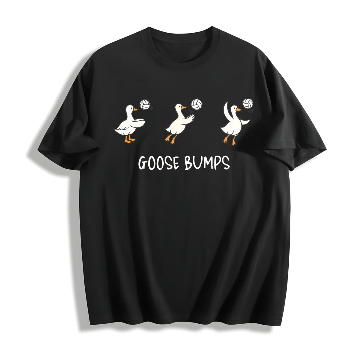 Goose Bumps Volleyball Cotton T-Shirt product image 1