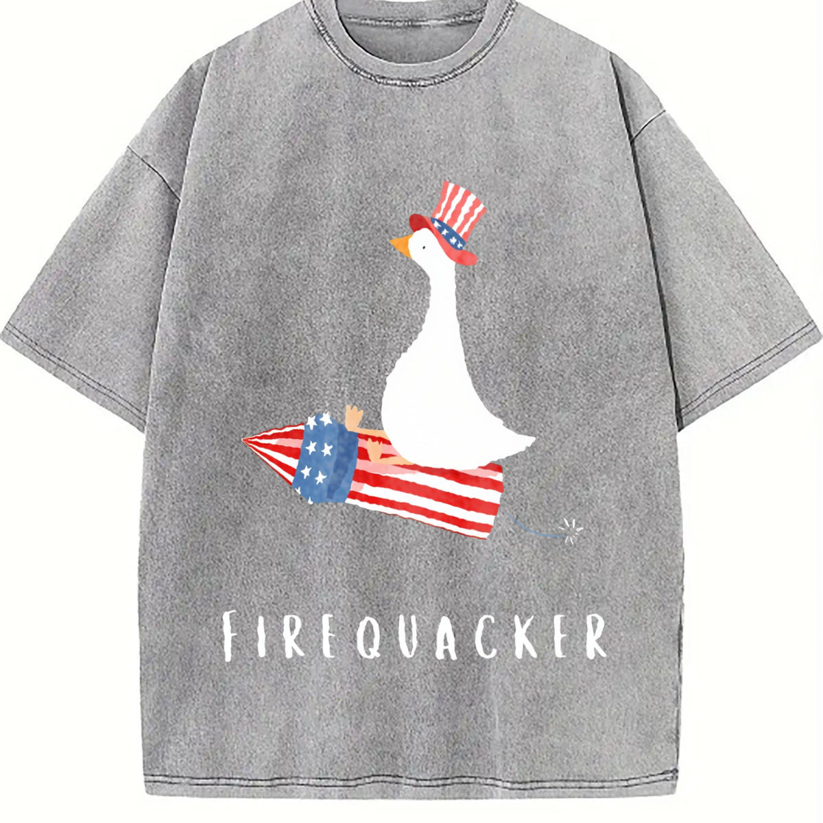 Funny Fourth Of July Vintage Washed T-Shirt product image 4
