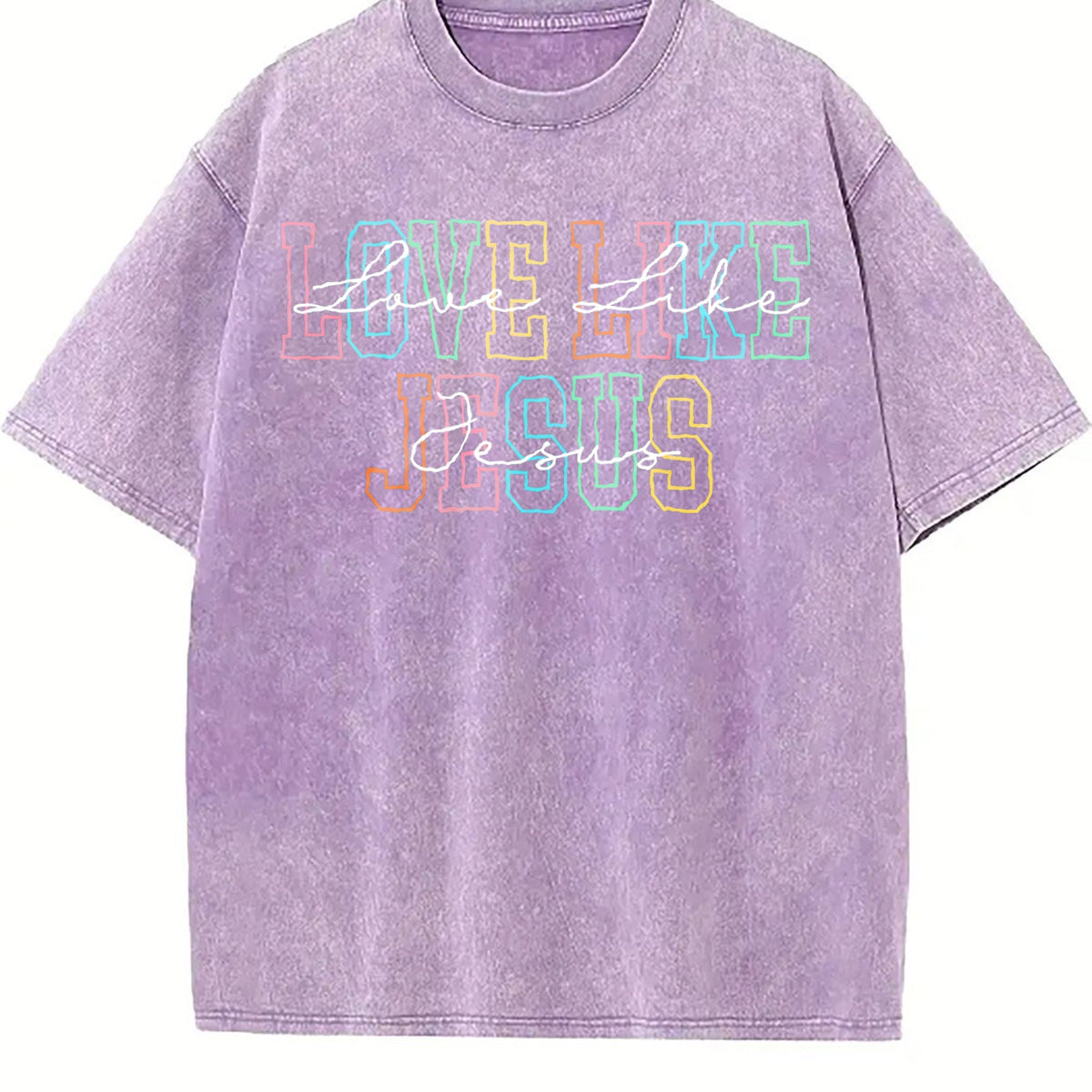 Love Like Jesus Vintage Washed T-Shirt product image 6