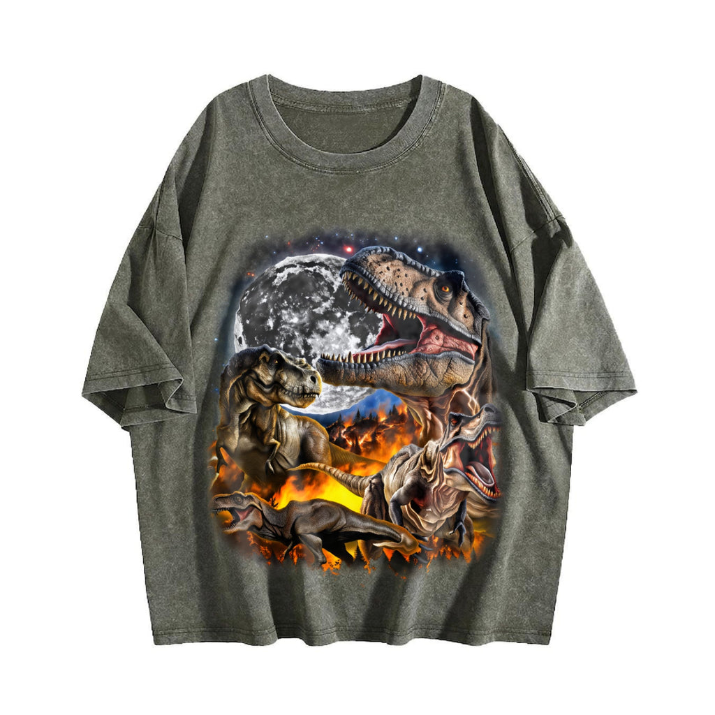 Dinosaur Vintage Washed T-Shirt product image 4