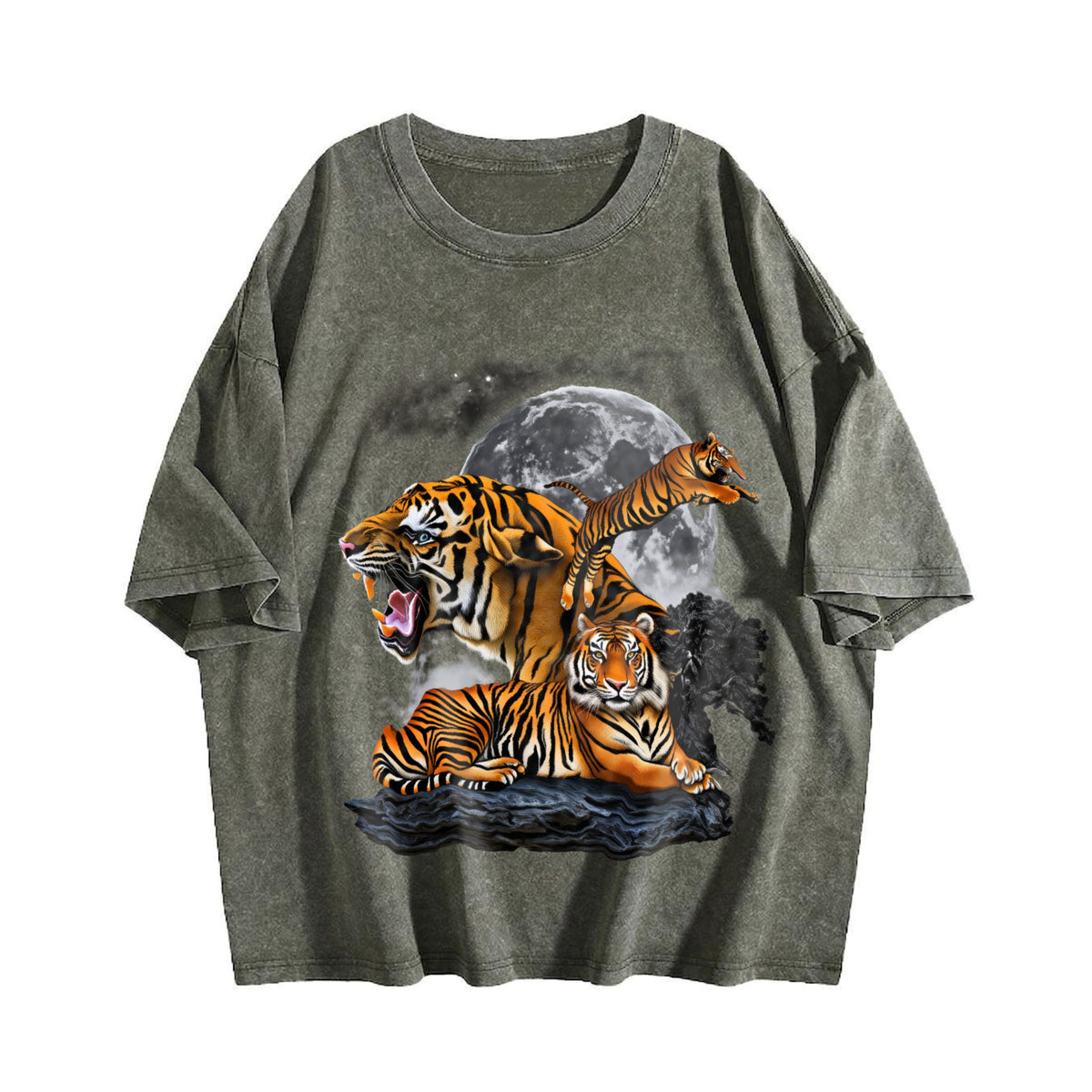 Three Tigers 90s Vintage Washed T-Shirt product image 4