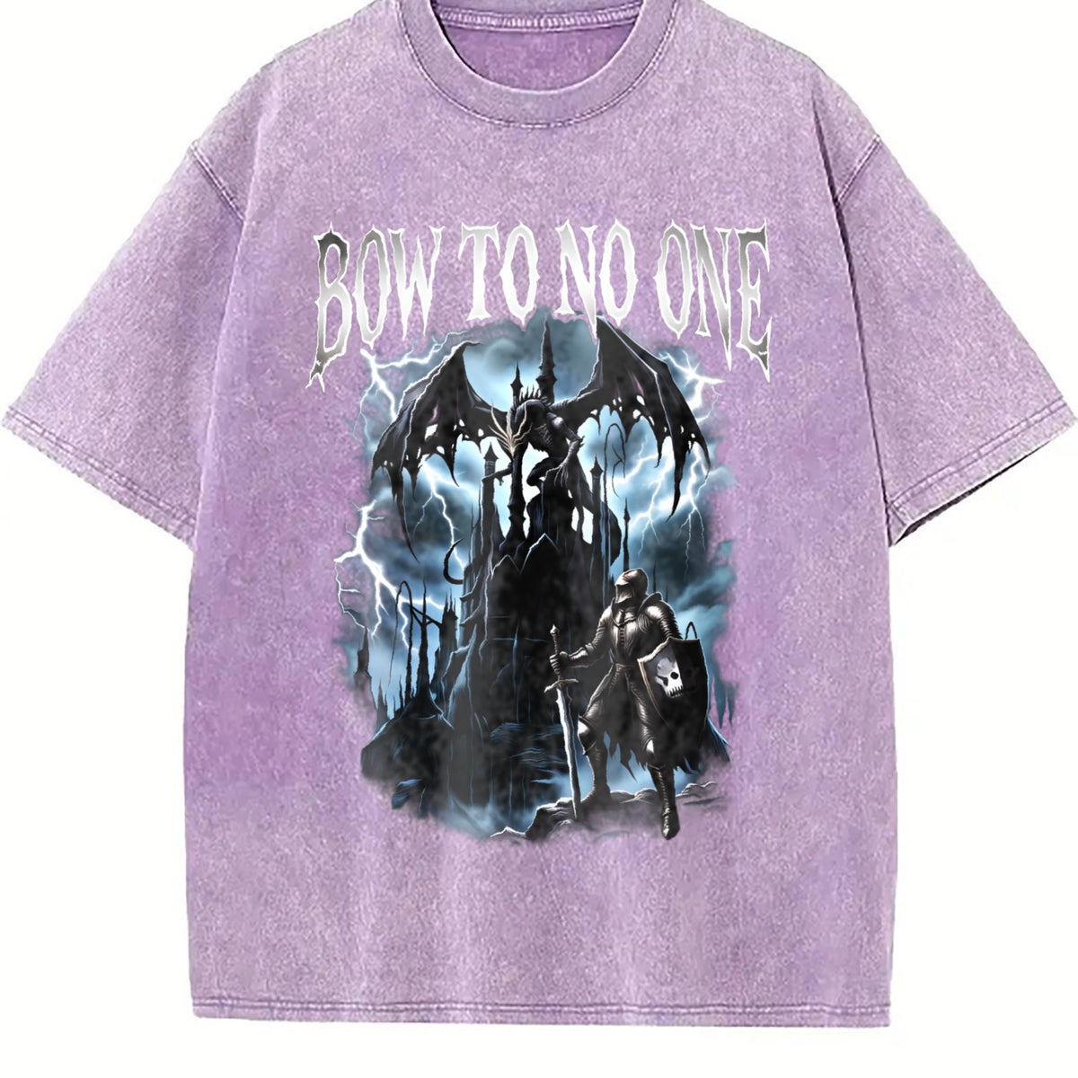 Bow To No One Medieval 90s Vintage Washed T-Shirt product image 6