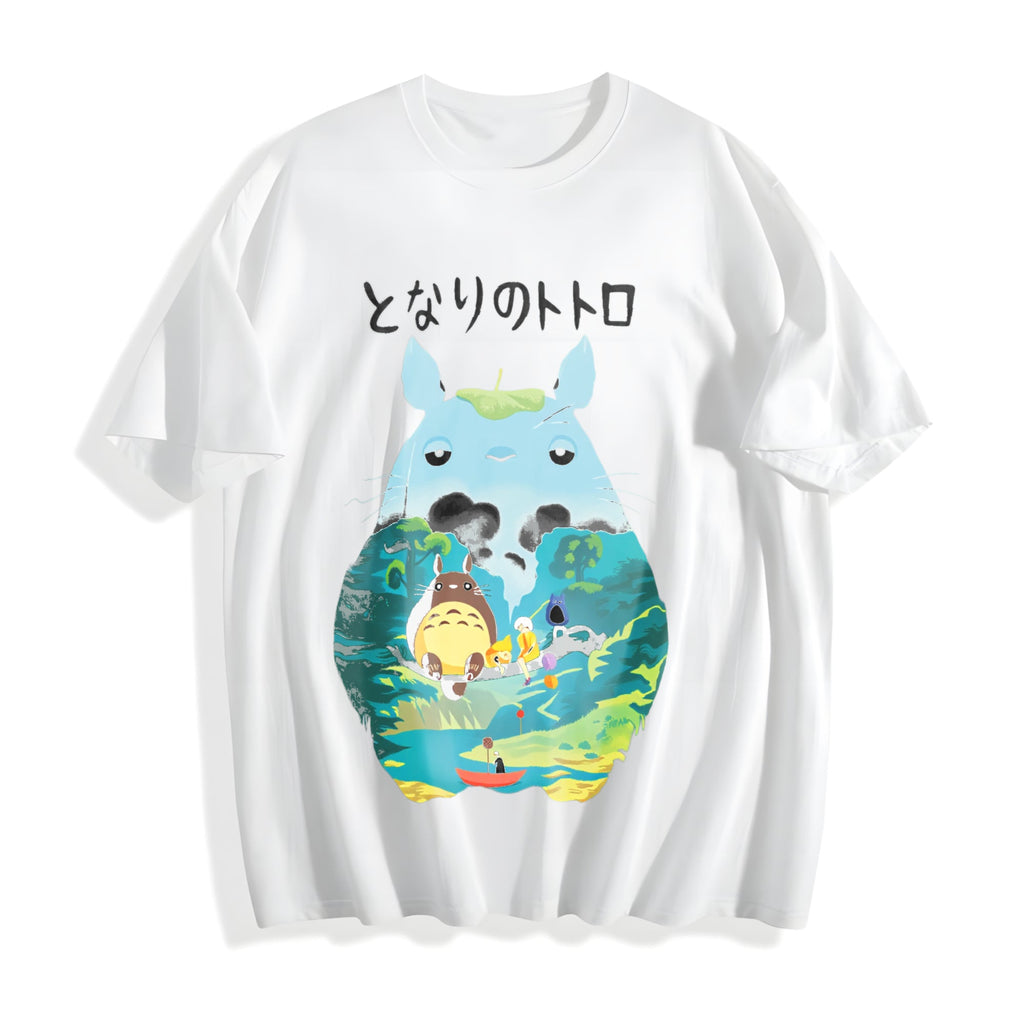 Ghibli Totoro Cotton T-Shirt product image 2