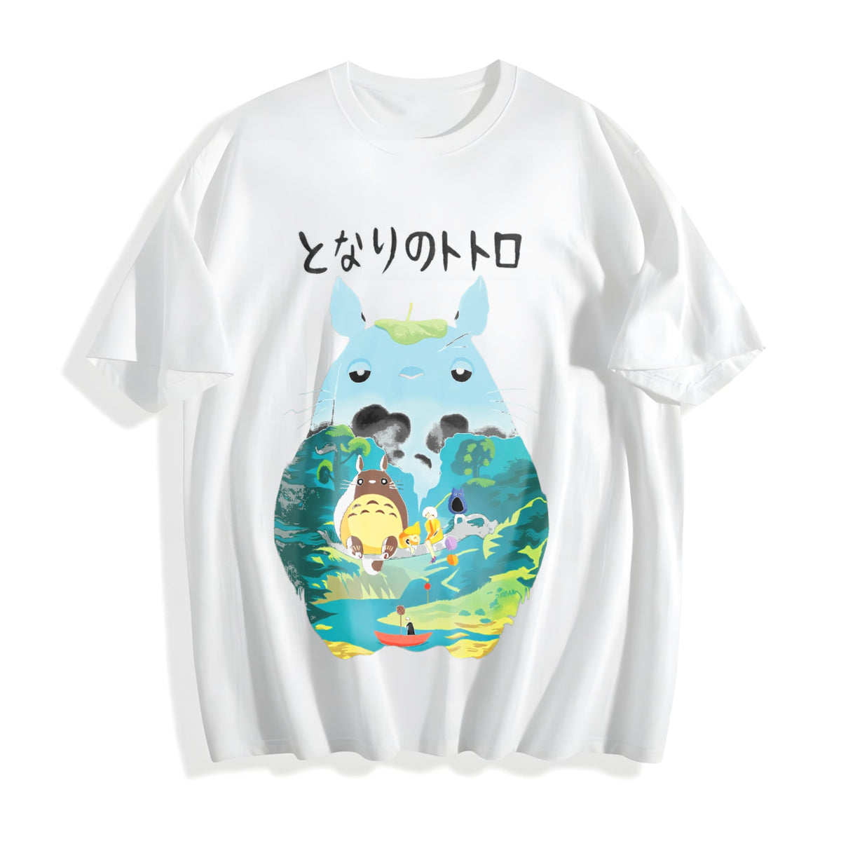 Ghibli Totoro Cotton T-Shirt product image 2