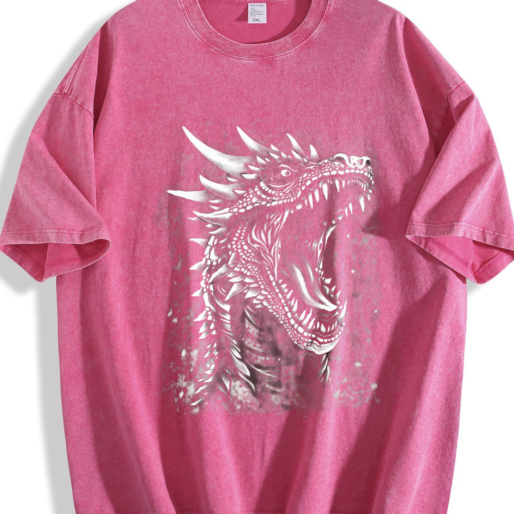 Dragon Fantasy Vintage Washed T-Shirt product image 7