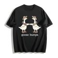 Goose Bumps Western Silly Funny Lover Couple Cotton T-Shirt product image 1