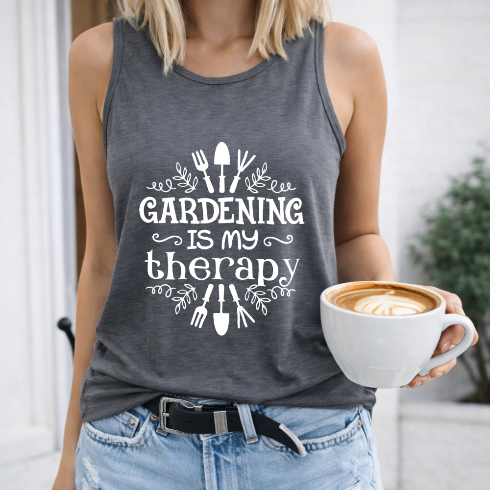 Gardening Is My Therapy Women's Tank Top