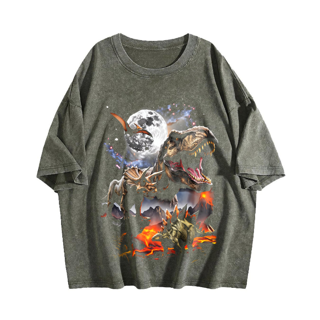 Dinosaur Vintage Washed T-Shirt product image 4