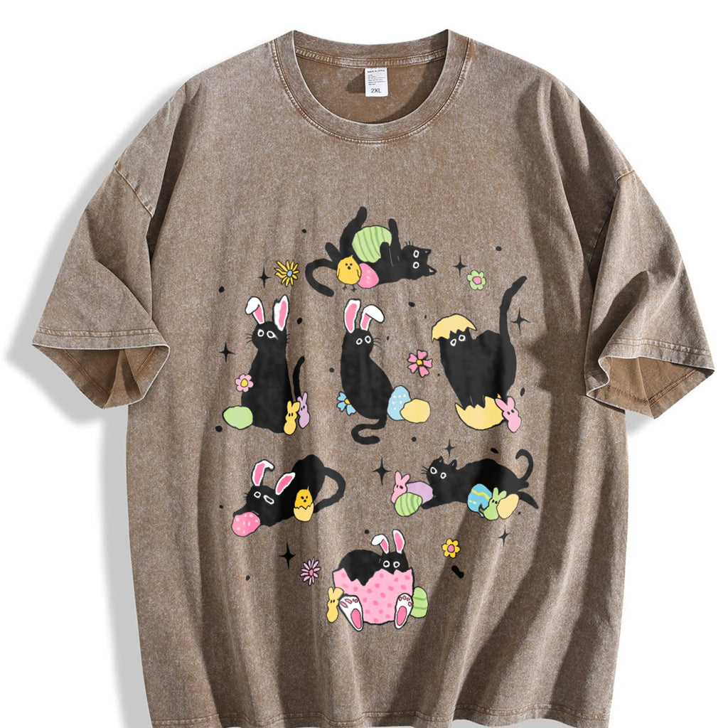 Easter Summer : Black Cat With Bunny Ears In Various product image 3