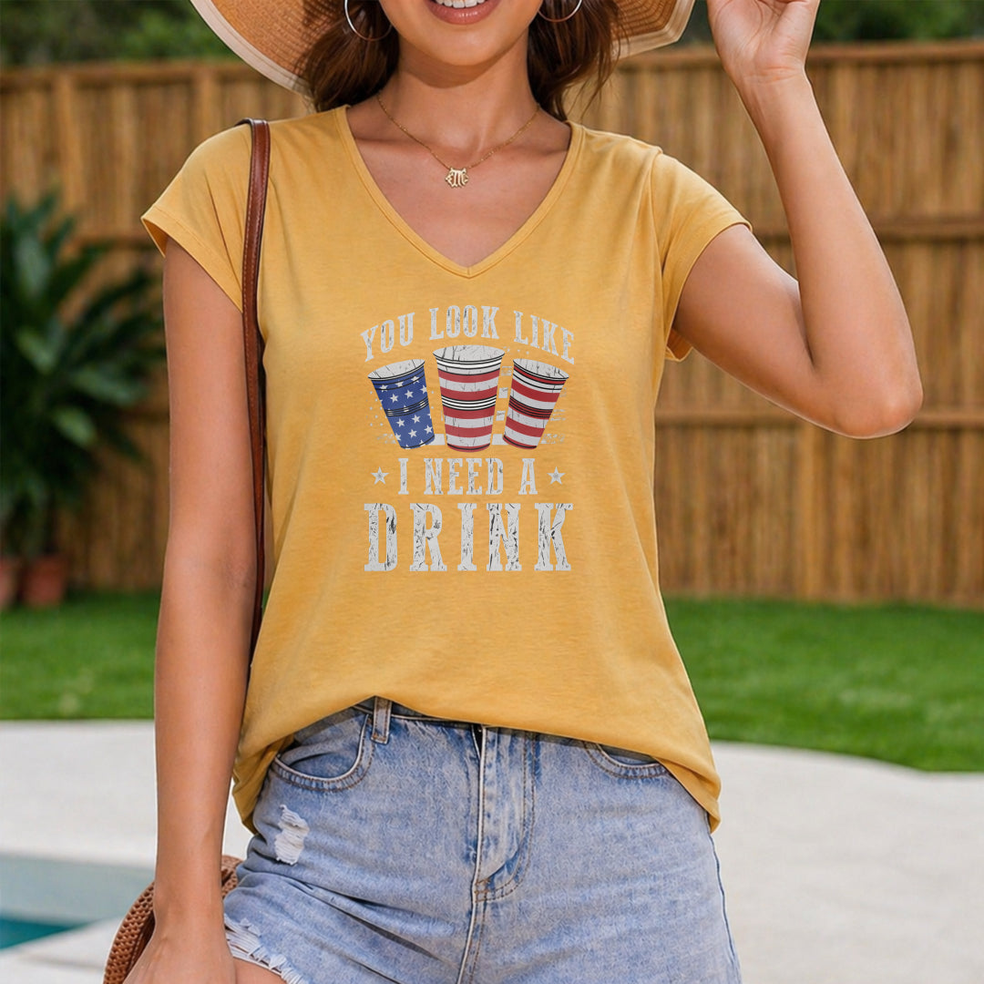 You Look Like I Need a Drink Women's V-Neck Tank Top