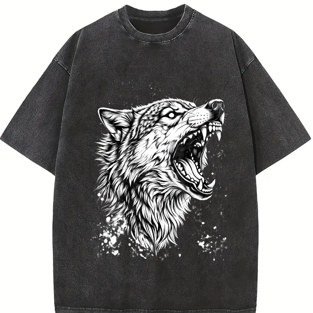 Wolf 90s Vintage Washed T-Shirt product image 2