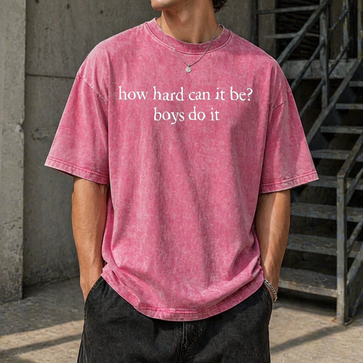 How Hard Can It Be Boys Do It Vintage Washed T-Shirt product image 7