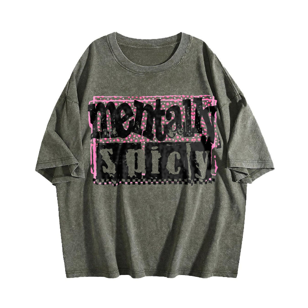 Mentally Spicy Snarky Vintage Washed T-Shirt product image 4