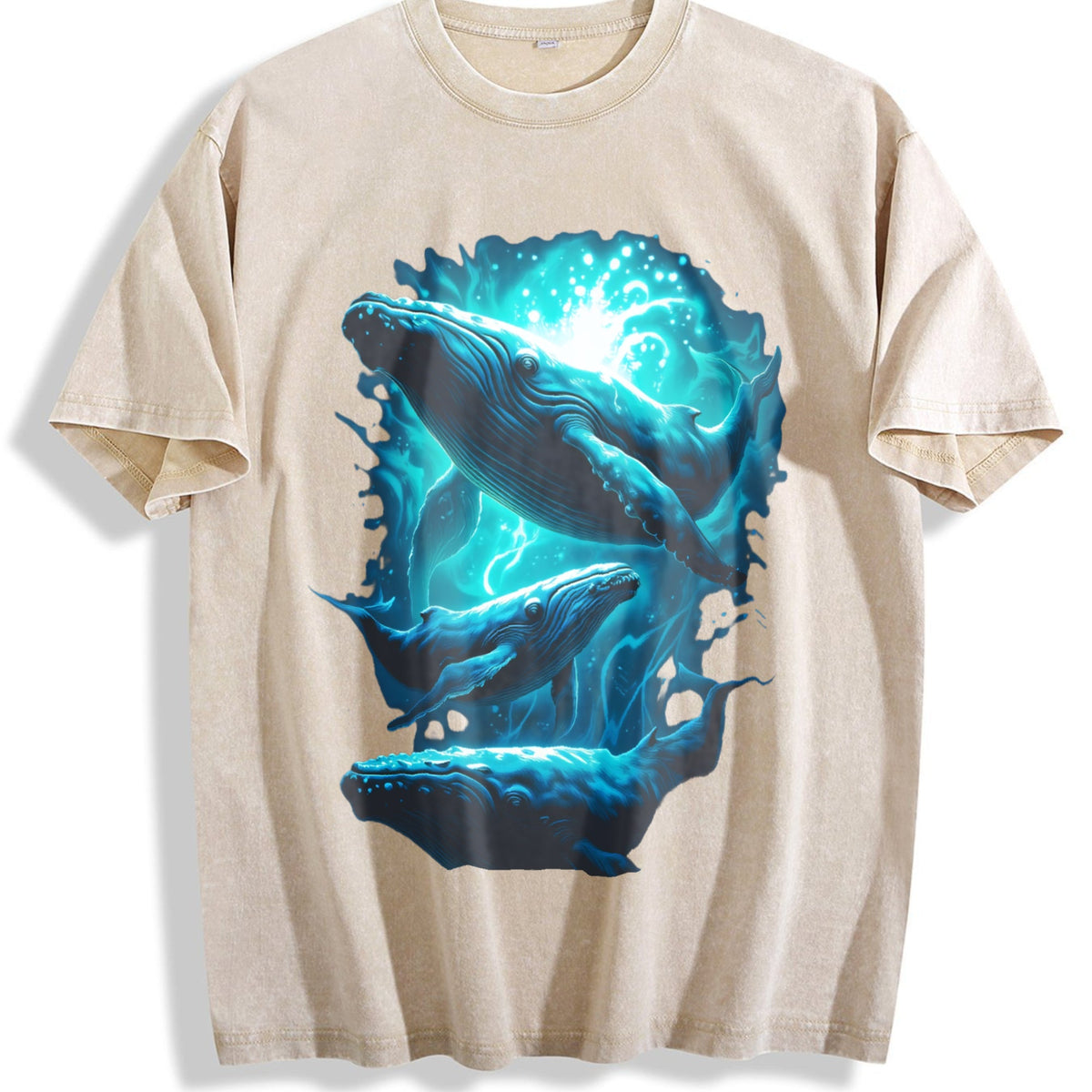 Whale Vintage Washed T-Shirt product image 1