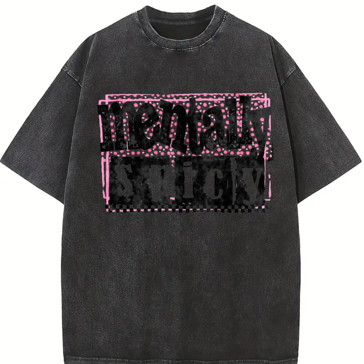 Mentally Spicy Snarky Vintage Washed T-Shirt product image 2