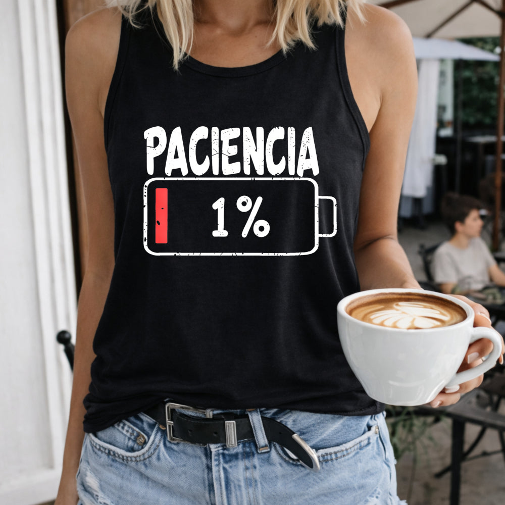 Paciencia One Percent Battery Women's Tank Top