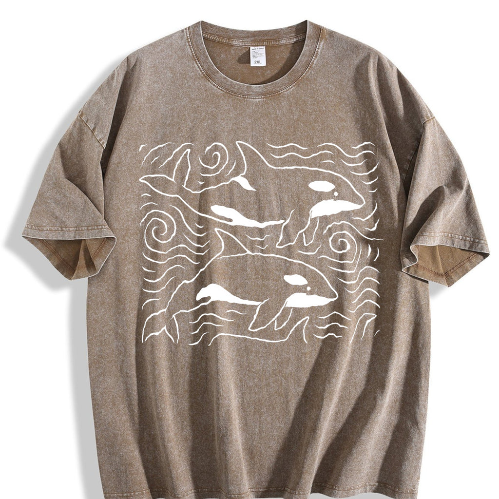 Orcas Ocean 90s Vintage Washed T-Shirt product image 3