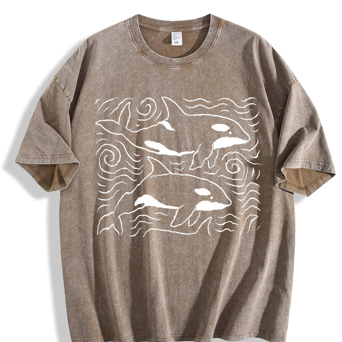 Orcas Ocean 90s Vintage Washed T-Shirt product image 3