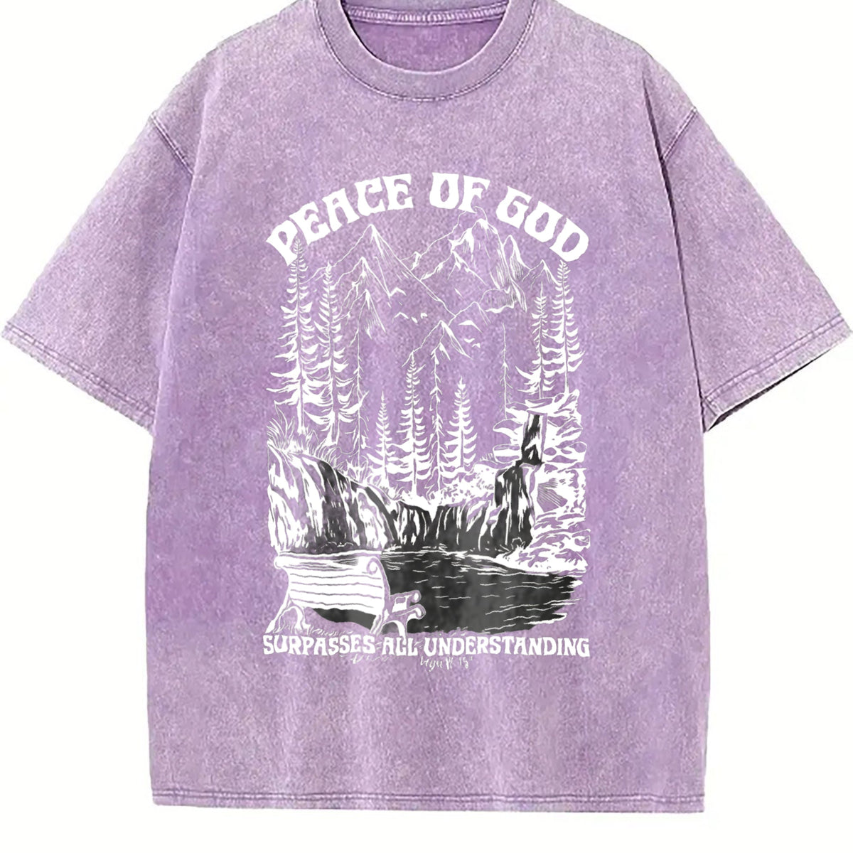 In The Bible Verse 'peace Of God' With A Landscape Vintage product image 6