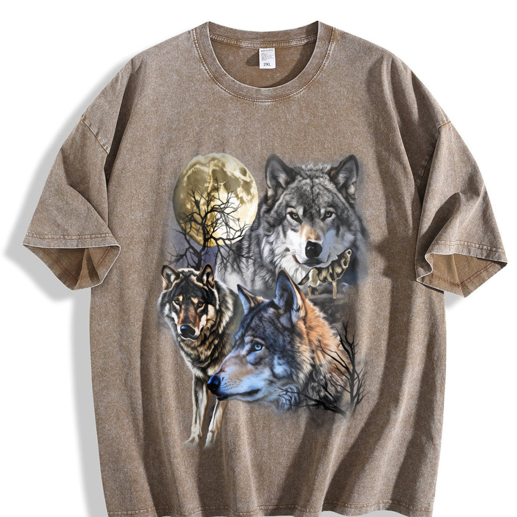 Wolf 90s Vintage Washed T-Shirt product image 3