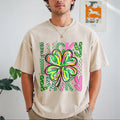 Lucky Shamrock St Patrick's Day Vintage Washed T-Shirt product image 1