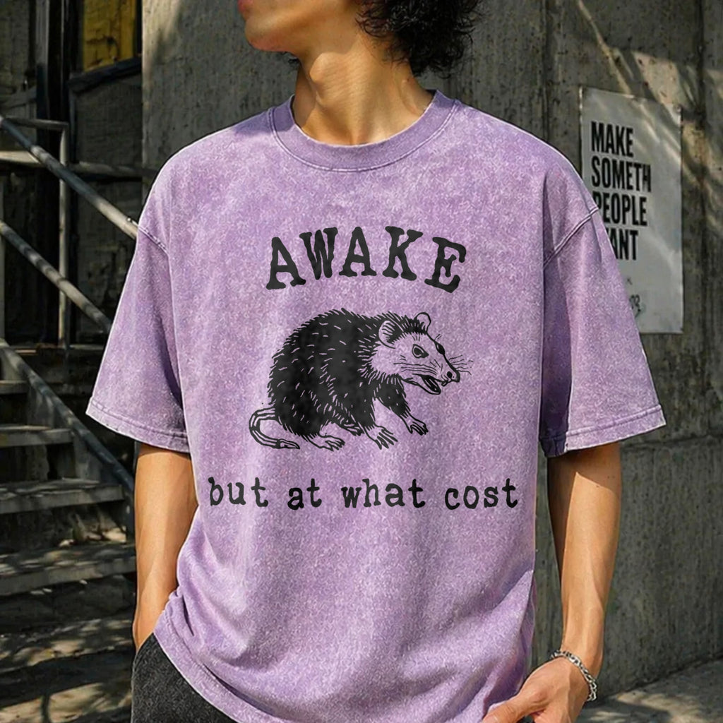 Awake At What Cost Vintage Washed T-Shirt product image 6