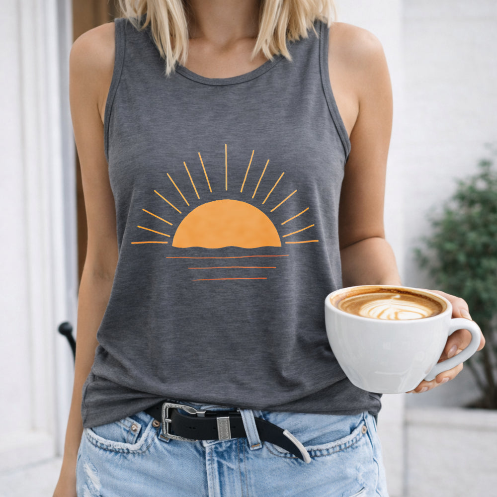 Golden Sunset Women's Tank Top