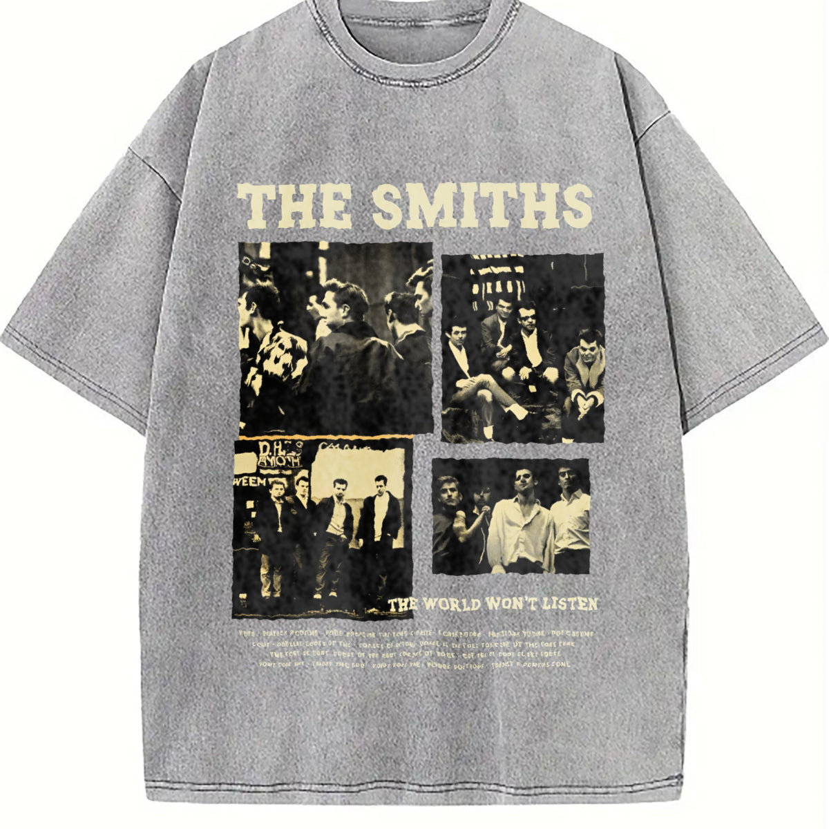The Smiths Photo Collage Vintage Washed T-Shirt product image 4