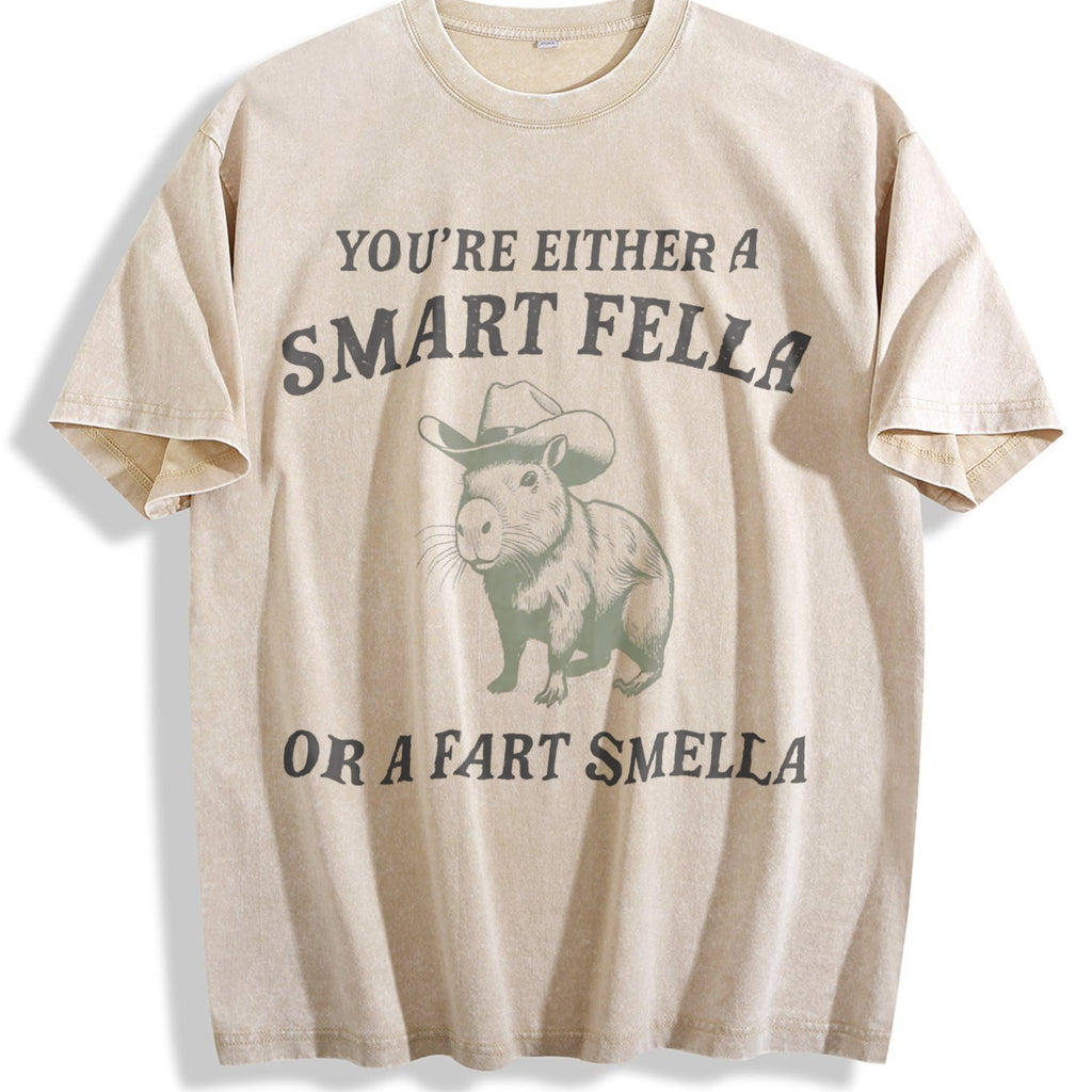 Are You A Smart Fella Vintage Washed T-Shirt product image 1