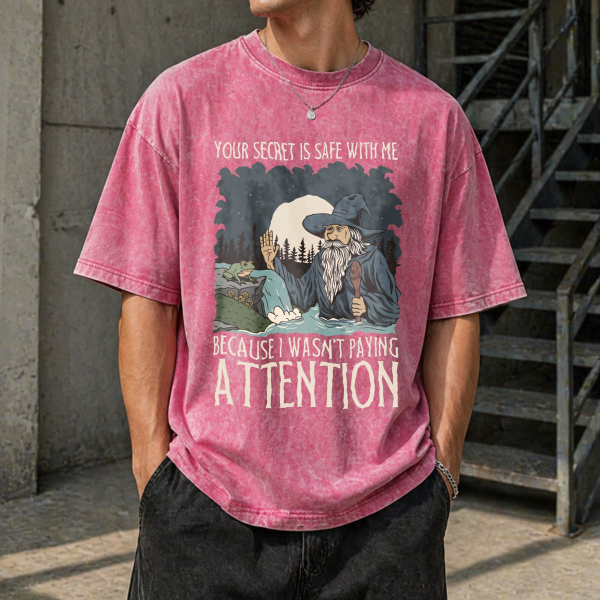 Your Secret Is Safe With Me Vintage Washed T-Shirt product image 7