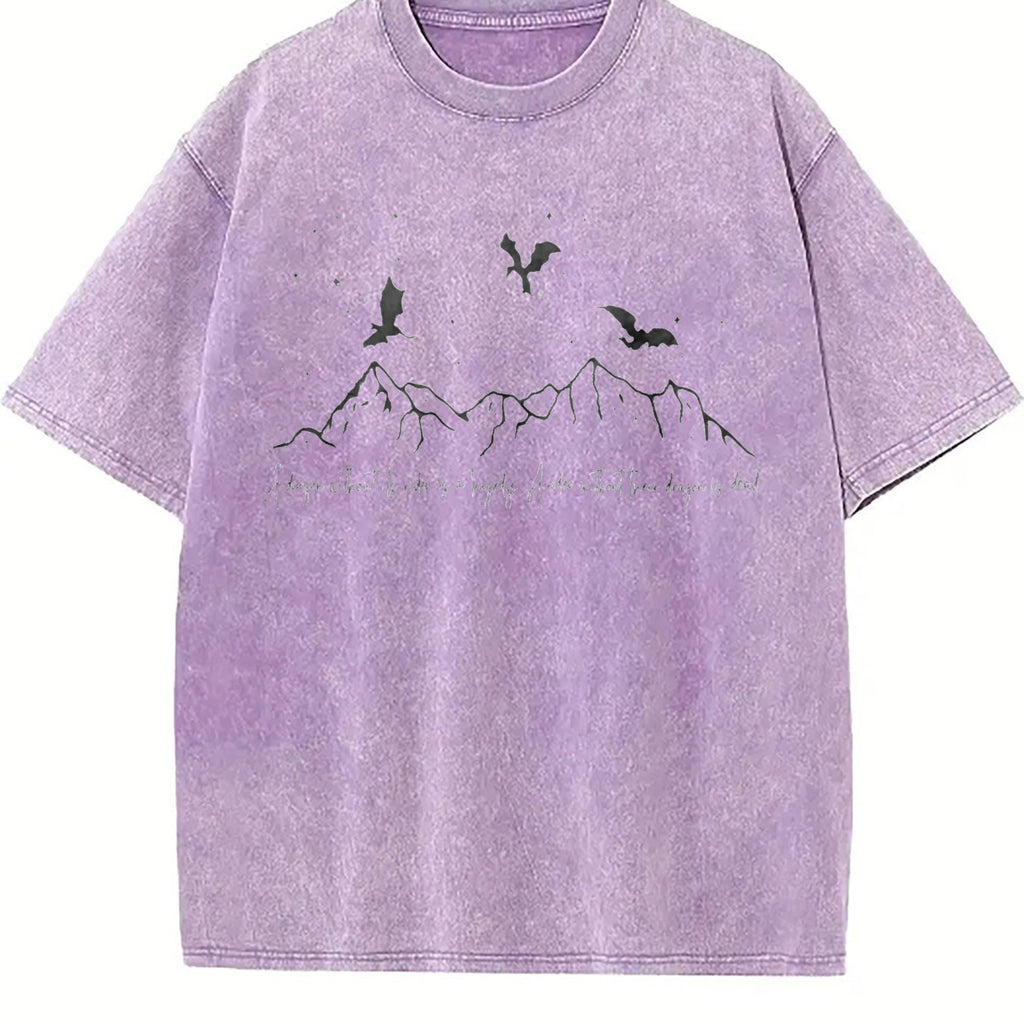 Dragon Without Its Rider Is A Tragedy Vintage Washed T-Shirt product image 6