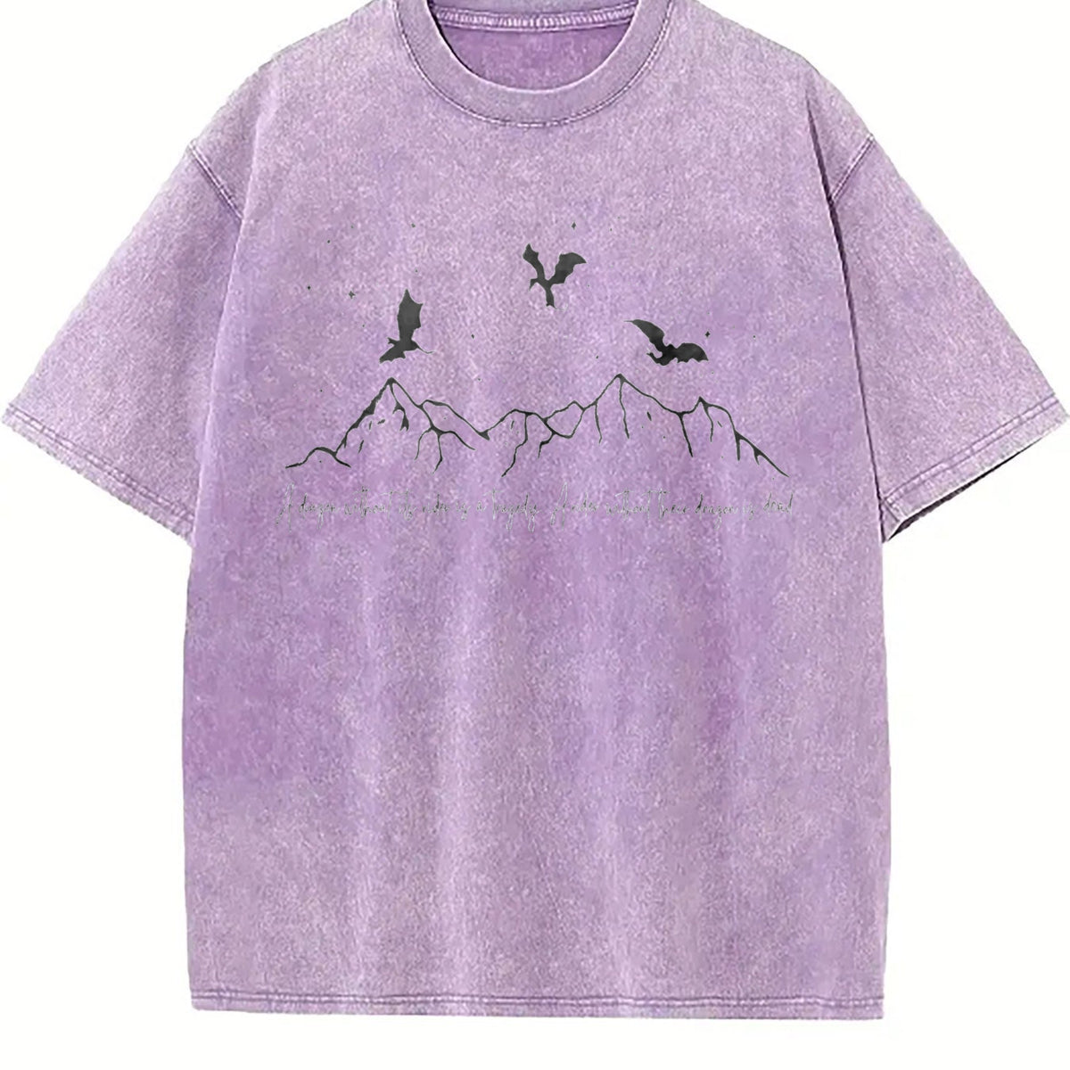 Dragon Without Its Rider Is A Tragedy Vintage Washed T-Shirt product image 6